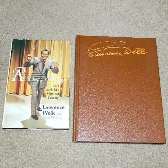 LAWRENCE WELK Biography Music 2 Hardcover Books - Picture 1 of 11